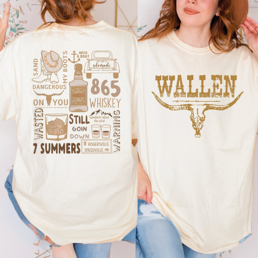 Wallen Shirt, Wallen Bullhead Shirt, Wallen T-Shirt, Wallen Westerns gift, Wallen Western T-Shirt, Cowboy Wallen Shirt – DREAM405