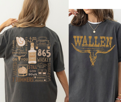 Wallen Shirt, Wallen Bullhead Shirt, Wallen T-Shirt, Wallen Westerns gift, Wallen Western T-Shirt, Cowboy Wallen Shirt – DREAM405