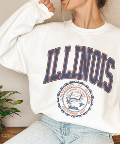 Comfort Colors® Vintage Illinois Fighting Illini Sweatshirt,…