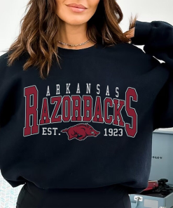 Comfort Colors® Vintage Arkansas Razorbacks Basketball Sweatshirt,…