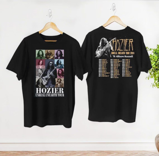 Hozier Unreal Unearth list 2023 Shirt, Hozier Music Shirt, No Grave Can Hold My Body Down, Hozier In A Week Shirt, Hozier Unisex Gift Hoodie