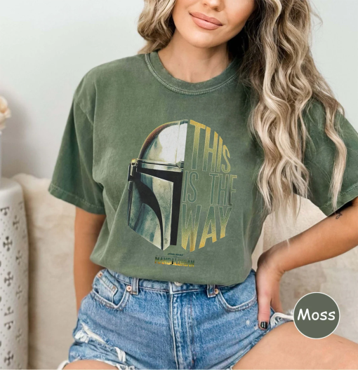 Mandalorian Comfort Colors Shirt, This is the Way Shirt, Mando T Shirt, Vintage Star Wars Shirt, Comfort Colors Shirt