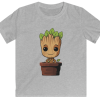 Baby Yoda Baby Groot T shirt Cute Men Women Unisex Baseball T Shirt Top