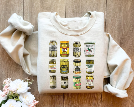 Vintage Funny Canned Pickles Shirt, Retro Funny Pickle Shirt ,Canning Season Sweatshirt, Pickle Graphic Tee , Pickle Lovers Gift,Pickle Jar