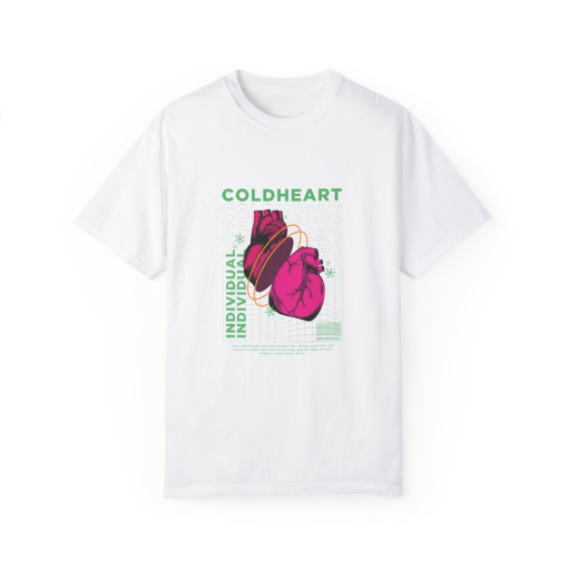 COLDHEART T-shirt for both sexes Best Oversized Quality Fashion T-shirt Hip Hop Streetwear 100% Cotton WAVES Pullover japan