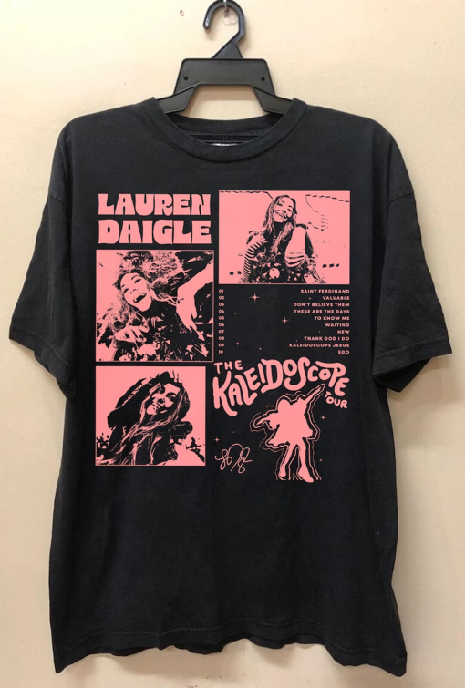 Comfort Color Lau-ren Album Dai-gle Tour, The Kaleidoscope Tour 2023 Shirt, Thank I Do Tour Gift for men women unisex tshirt