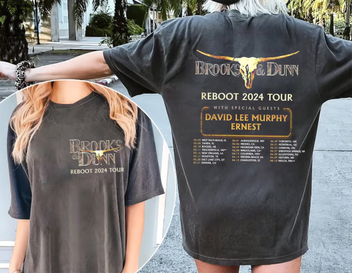 Retro Br0oks and Dunn Tour Shirt, Br0ks n Dunn The Reboot 2024 Tour Sweatshirt, Country Music Concert, 2024 Music Festival, Western Fan Gift