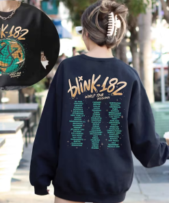 Blink 182 Shirt, Blink 182 The World…