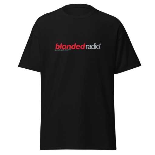 Frank Ocean Blonded Radio T-Shirt Red logo*UK Seller* | Frank Ocean Fan Merch | Boys Don’t Cry | Blond Album Unisex Blonded Radio