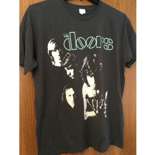 Vintage The Doors Graphic Band Tee Short Sleeve T-Shirt – Nostalgia Vintage Style The Doors Tshirt – Festival Clothing Rock Band