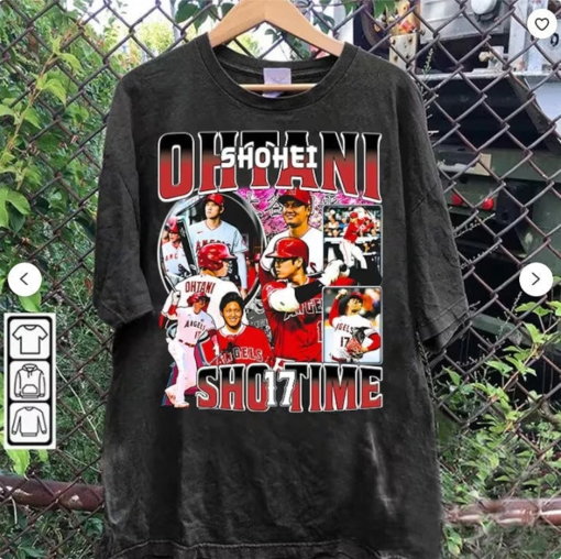 Vintage 90s Graphic Style Shohei Ohtani TShirt – Shohei Ohtani Sweatshirt – Retro American Baseball Tee For Man and Woman Unisex T-Shirt