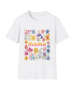 Mama Shirt, Wildflowers Mama Shirt, Comfort Colors…