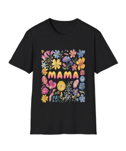 Mama Shirt, Wildflowers Mama Shirt, Comfort Colors…