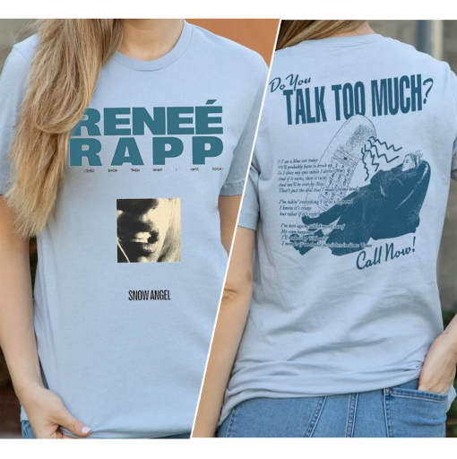 Vintage Reneé Rapp Snow Angel Shirt, Snow Angel Merch Shirt, Reneé Rapp Fan Shirt, Reneé Rapp Music Sweatshirt