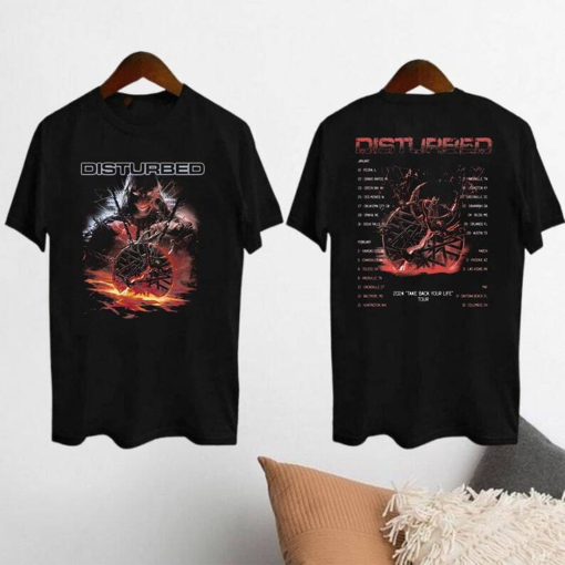 Disturbed Band Concert Shirt, Disturbed Take Back Your Life Tour 2024 Shirt