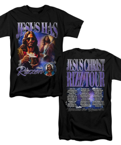 Jesus Rizz Tour Merch Edition Vintage 90s…