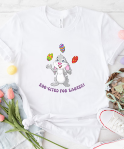 Easter Bunny tshirt, Egg-cited for Easter Shirt,…