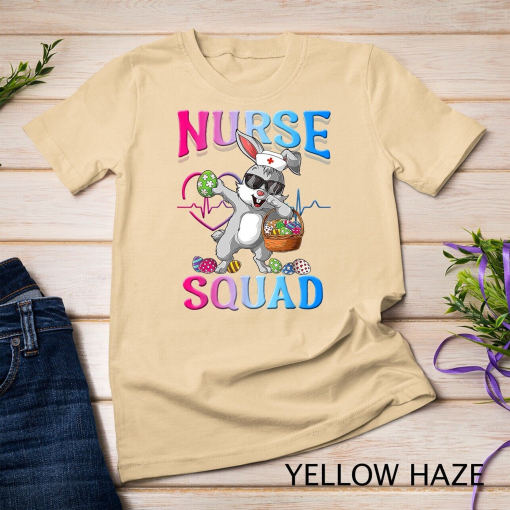 Cute Nurse Squad Easter Bunny T-Shirt Unisex T-shirt