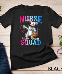 Cute Nurse Squad Easter Bunny T-Shirt Unisex…