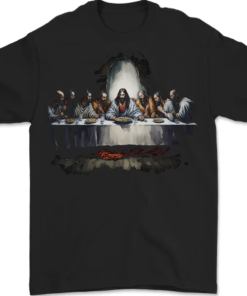 Jesus Christ The Last Supper Mens T-Shirt…