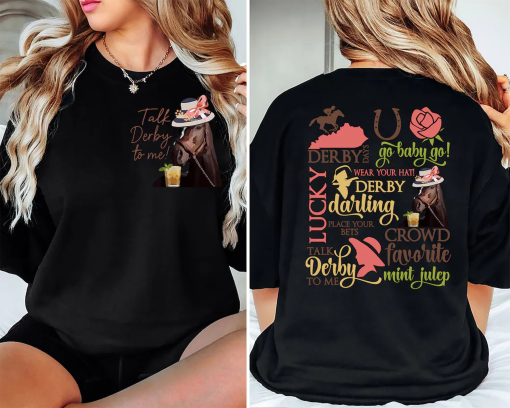 Talk Derby To Me Shirt, 2024 Kentucky Derby Shirt, Horse Race Shirt, Racing Horse Shirt, Race Weekend Shirt, Kentucky Derby Tee