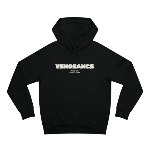 Vengeance Unisex Black Hoodie