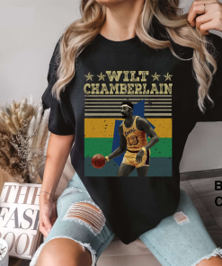 Wilt Chamberlain Retro Vintage T-Shirt: Funny Basketball…