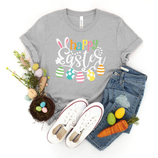 Happy Easter Shirt,Easter Bunny Shirt, Easter Family Shirt, Easter Matching Shirt Gift for Men and Women