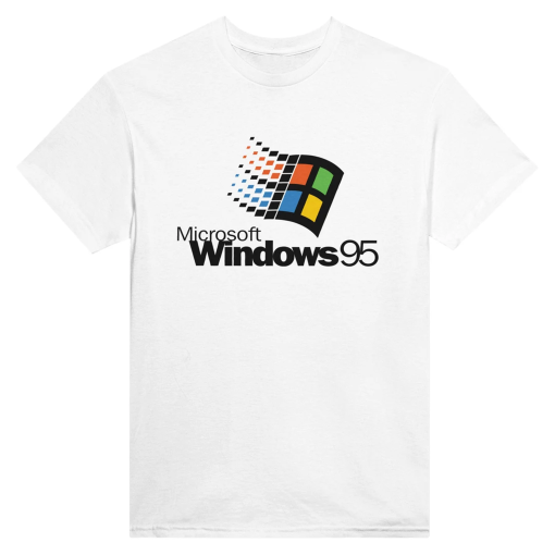 Windows 95 Gift T Shirt, Unisex Tank Top, Summer Longsleeve, Holiday Hoodie Sweatshirt