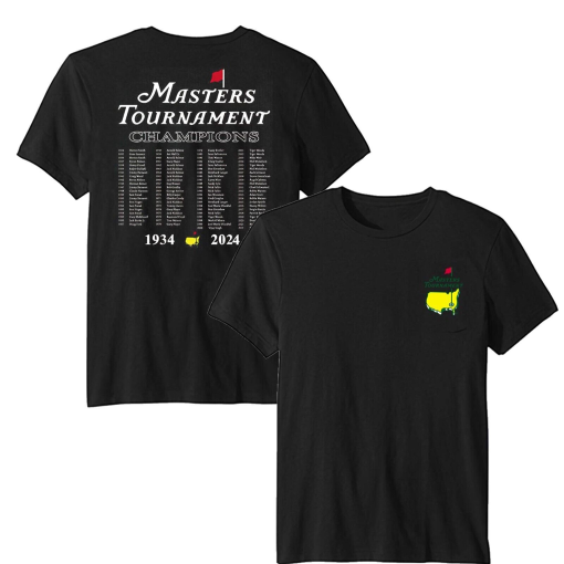 2024 Masters Tournament Golf Champion Augusta T Shirt