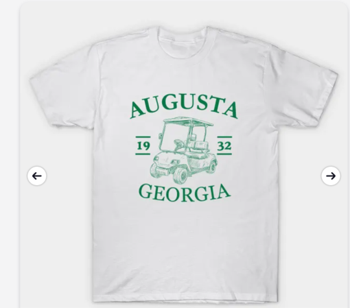 Augusta Georgia golf cart T-Shirt