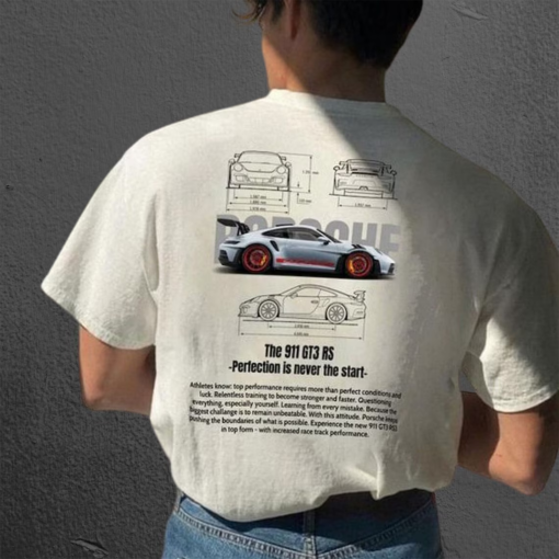 Porsche 911 GT3 RS Aesthetic Tshirt, Porsche Vintage Shirt, Porsche Shirt, Automotive Graphic Shirt, Porsche 911