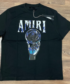 Farfetch AMIRI Crystal-Embellished Skull T-Shirt in Black…