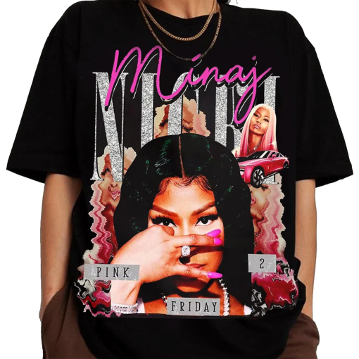 2024 Nicki Minaj Tour T-Shirt, Nicki Minaj Pink Friday 2 Concert Shirt, Nicki Minaj Fan Gift, Nicki Minaj Merch, Rapper Nicki Minaj Shirt