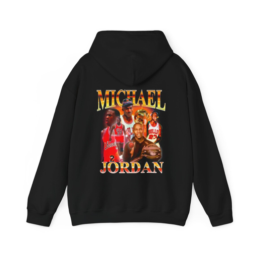 Michael Jordan Back Print Hoodie, Michael Jordan Unisex Hoodie, Michael Jordan Sweatshirt, Michael Jordan 90s Vintage Hoodie