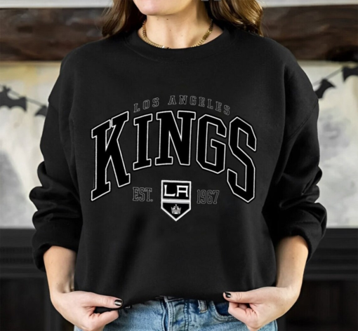 Vintage Hockey Los Angeles Sweatshirt, Hockey Sweatshirt, Vintage Sweatshirt, College Sweater, Hockey Fan Shirt, Los Angeles Shirt