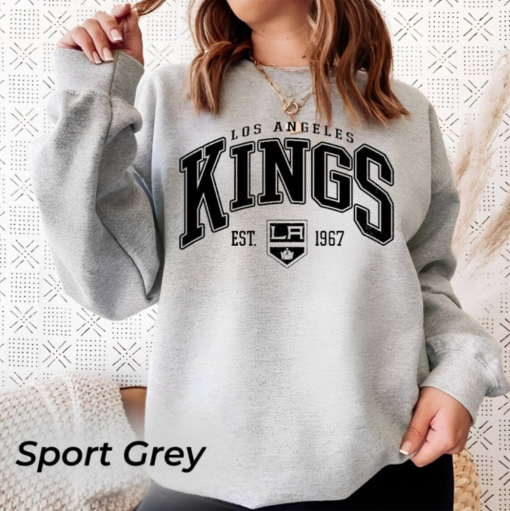 Vintage Hockey Los Angeles Sweatshirt, Hockey Sweatshirt, Vintage Sweatshirt, College Sweater, Hockey Fan Shirt, Los Angeles Shirt