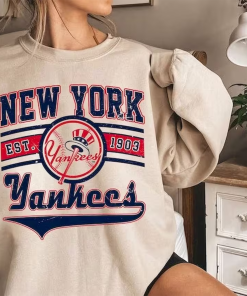 New York Baseball Crewneck Sweatshirt, Vintage New…