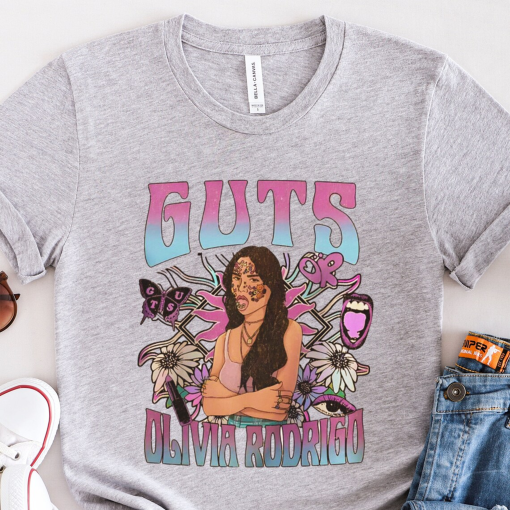 Olivia Guts Tour Shirt,Olivia Rodrigo,Guts Tour 2024,Concert Shirt,Guts Tee, Olivia Bad Idea Right,Sour Tour, Merch Gift For Her