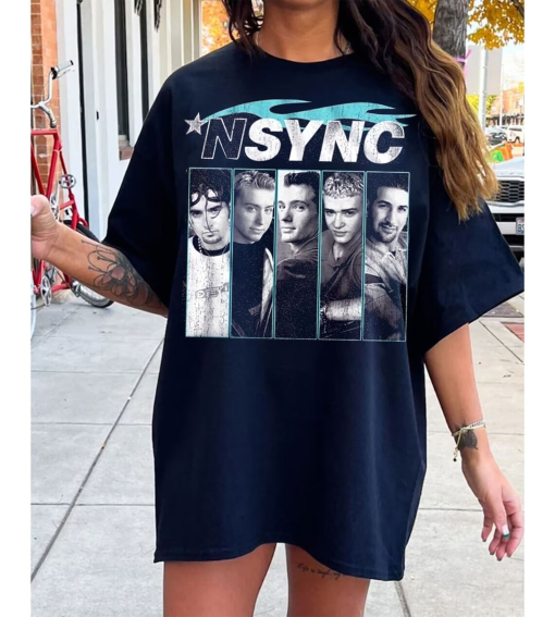 Vintage NSYNC Boy Band Shirt,Nsync Eras Shirt,90s Boy Band Shirt,In my Nsync Reunion Era,Concert Music 2024 Shirt,Comfort Colors shirt