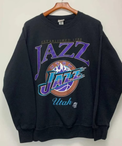 Vintage NBA Jazz Basketball Sweatshirt \T-Shirt, Utah…