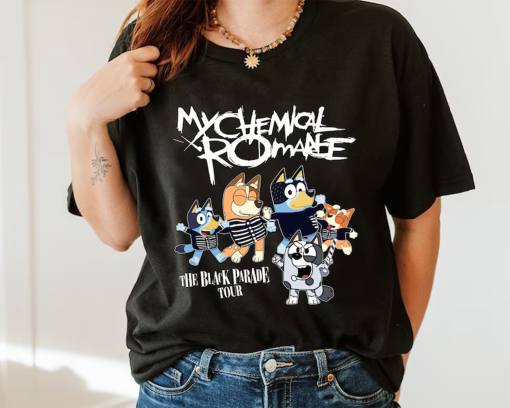 My Chemical Romance Bluey Shirt, Bluey Birthday Shirt, Bluey Family Shirt, Family Matching Shirt, Trending Shirt, Mothers Day Gifts.