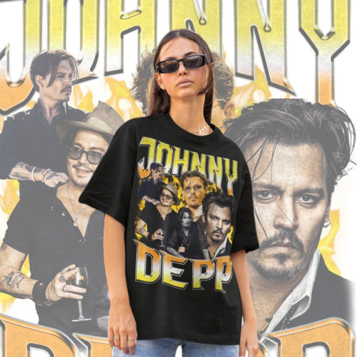 Retro Johnny Depp Shirt -Johnny Depp Hoodie,Pirate Johnny Depp Shirt,Johnny Depp Sweatshirt,Johnny Depp RottenBorn Lawyer,Johnny Depp Merch