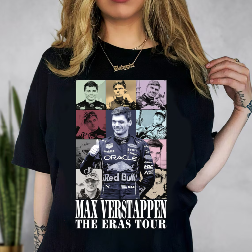 Max Verstappen The Eras Tour Shirt, Vintage Racing Tshirt, Champion Formula 1 Tee, Vintage Design Graphic Tee 90s Sweatshirt Gift