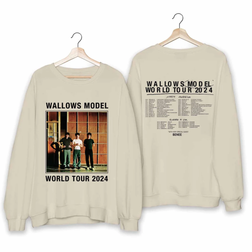 Wallows Model World Tour 2024 Shirt, Wallows Band Fan Shirt, Wallows 2024 Concert Shirt, Model World Tour 2024 Shirt