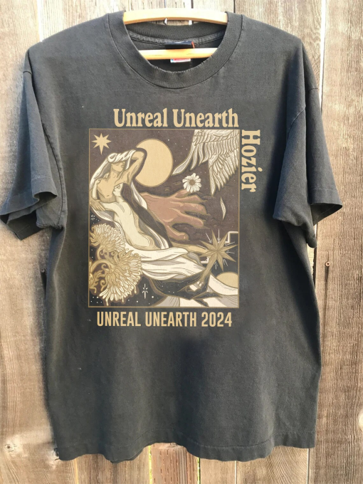 Unreal Unearth Tour 2024,Hozier Unreal Unearth Tour 2024 tshirt, sweatshirt, Merch Bootleg Hozier 90s Rap shirt Comfort Color