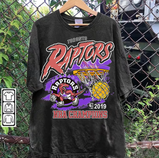 Vintage 90s Graphic Style Toronto Raptors T-Shirt – 2019 NBA Champions Vintage Tee – Retro Basketball Tee For Man and Woman Unisex T-Shirt