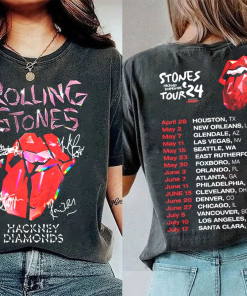 Vintage Rolling Stones Tour 2024 Shirt, Rolling…