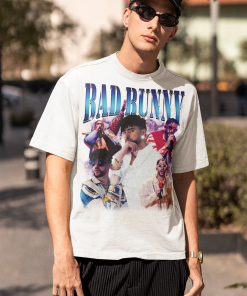 Limited BAD BUNNY Shirt Vintage 90s Grapic…