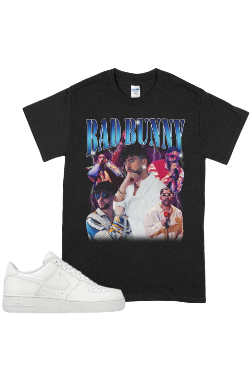 Limited BAD BUNNY Shirt Vintage 90s Grapic Tee Unisex Bad Bunny Un Verano Tshirt Bootleg horror Bad Bunny Sweatshirt